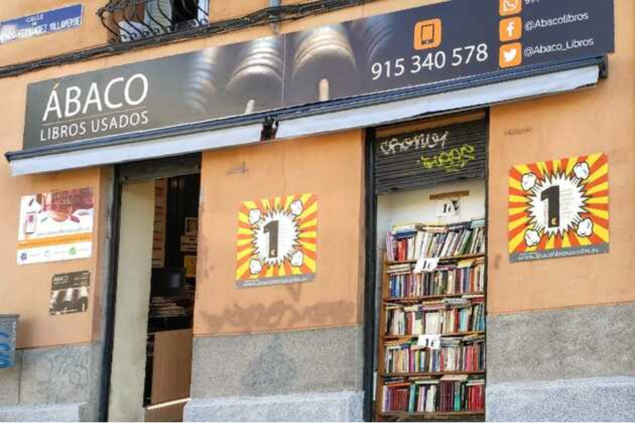Ábaco libros usados, una de las librerías de segunda mano en Madrid más conocidas