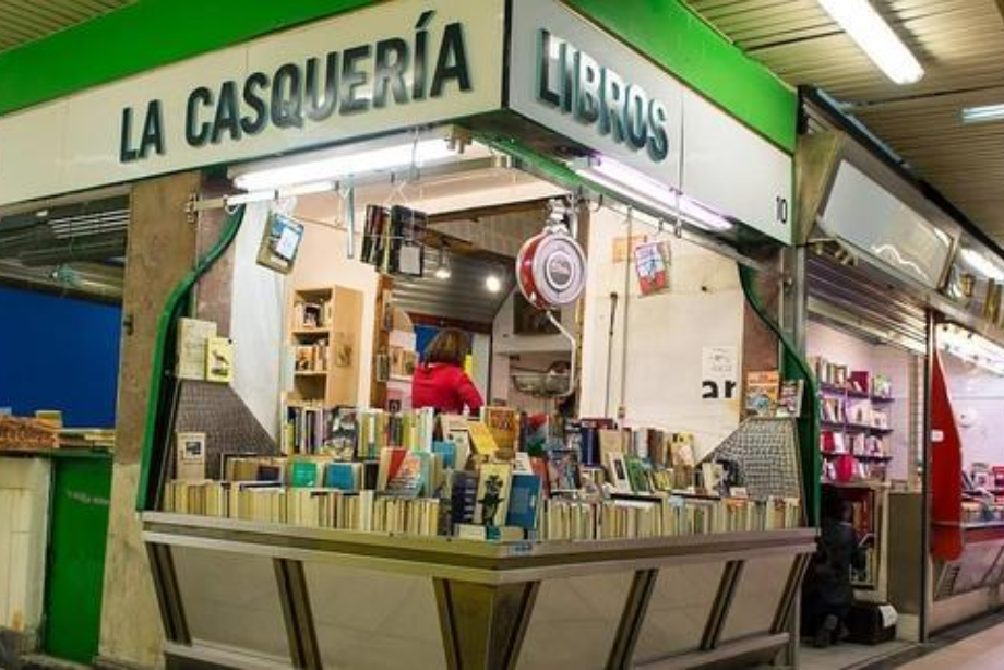 imagen de la librería de segunda mano La Casquería, en Madrid