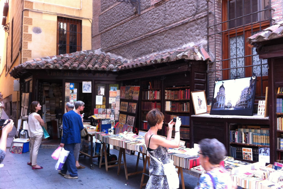 librería San Ginés, en el pasadizo de San Ginés, en Madrid